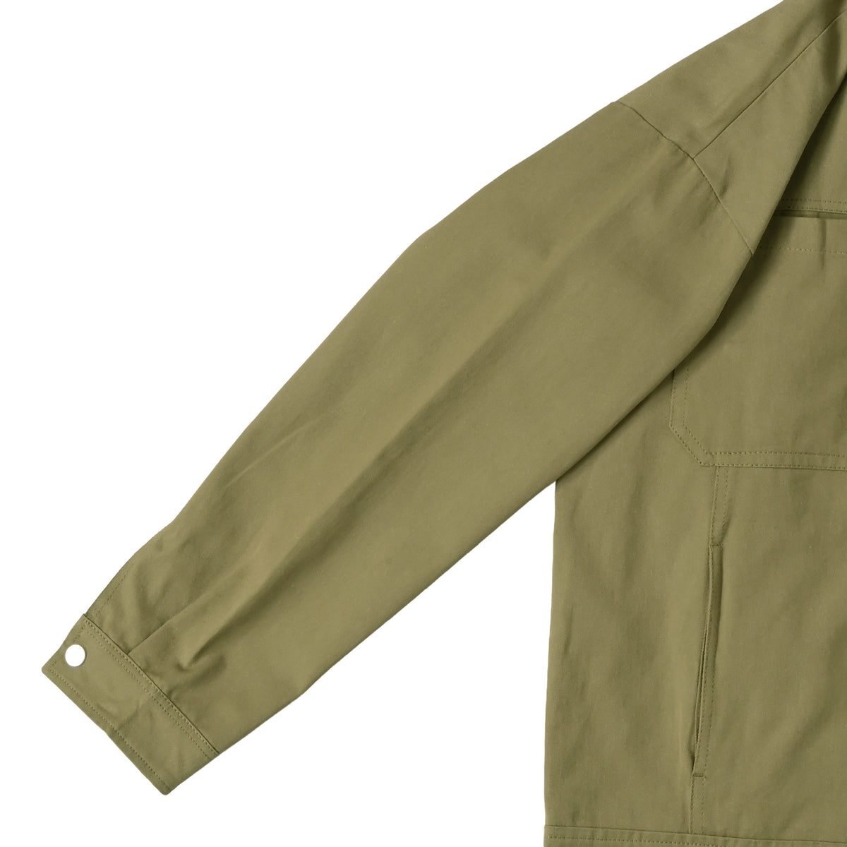 ISOLEX バイカラーワークジャケット khaki image