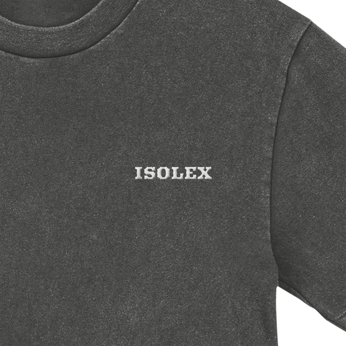  ISOLEX オープンエンド フェードウォッシュ Tシャツ fade-gray image
