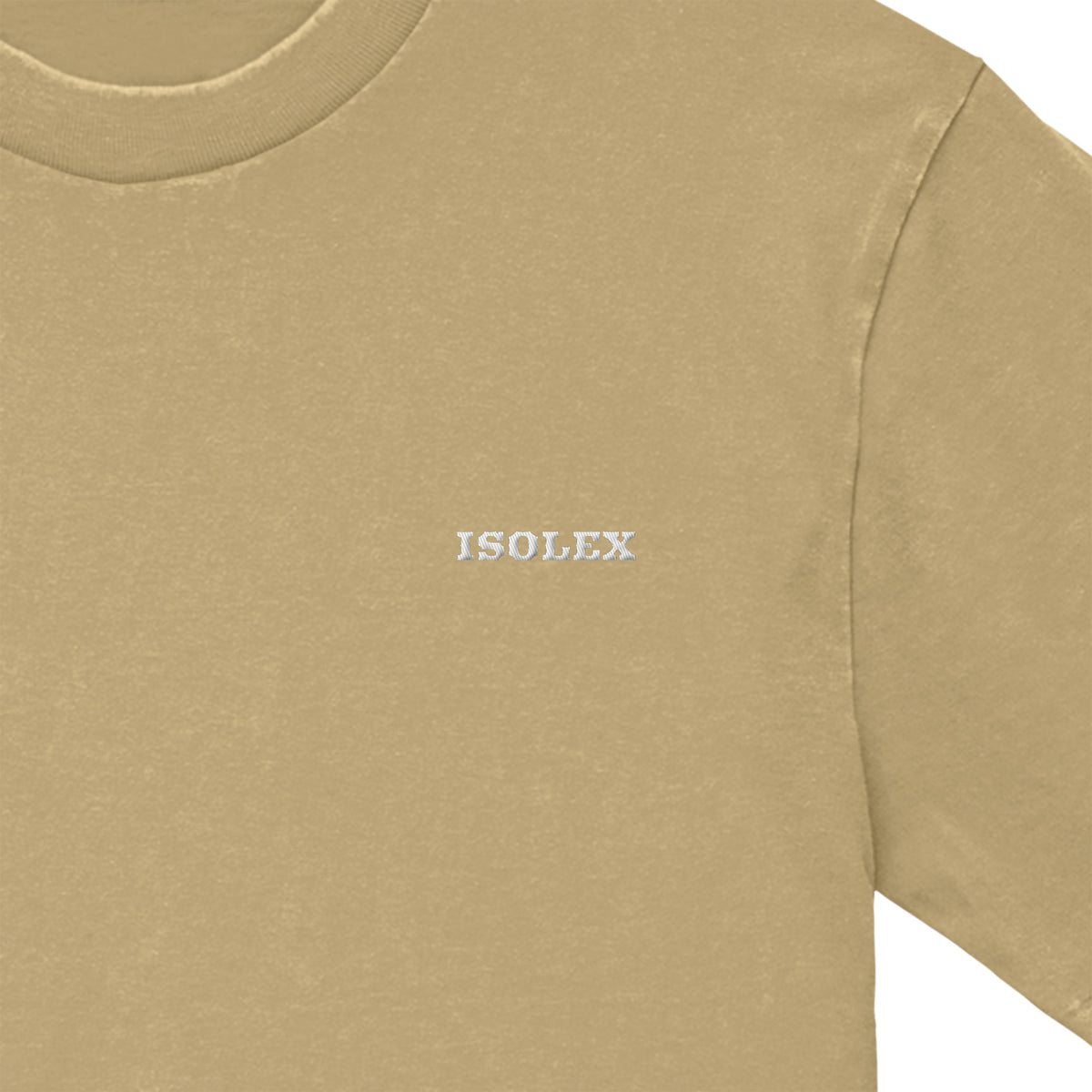 ISOLEX 6.2オンス オープンエンド フェードウォッシュ Tシャツ fade-beige image