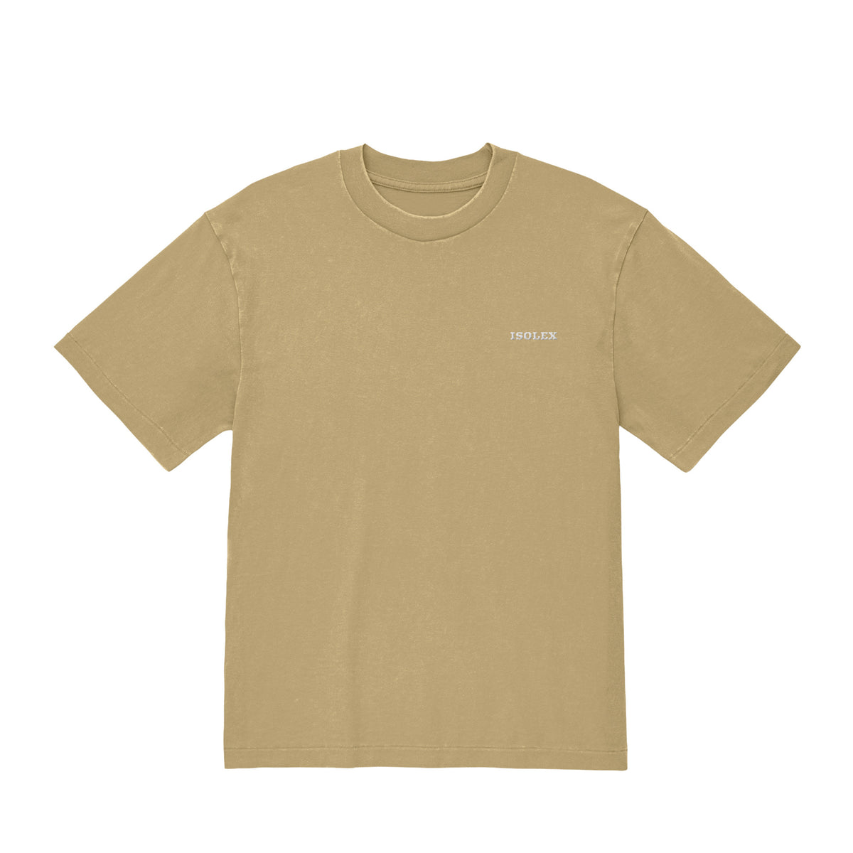 ISOLEX 6.2オンス オープンエンド フェードウォッシュ Tシャツ fade-beige image