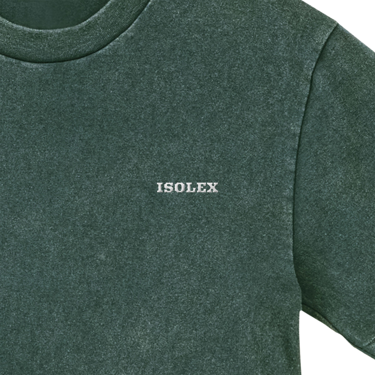 ISOLEX 6.2オンス オープンエンド フェードウォッシュ Tシャツ fade-green image