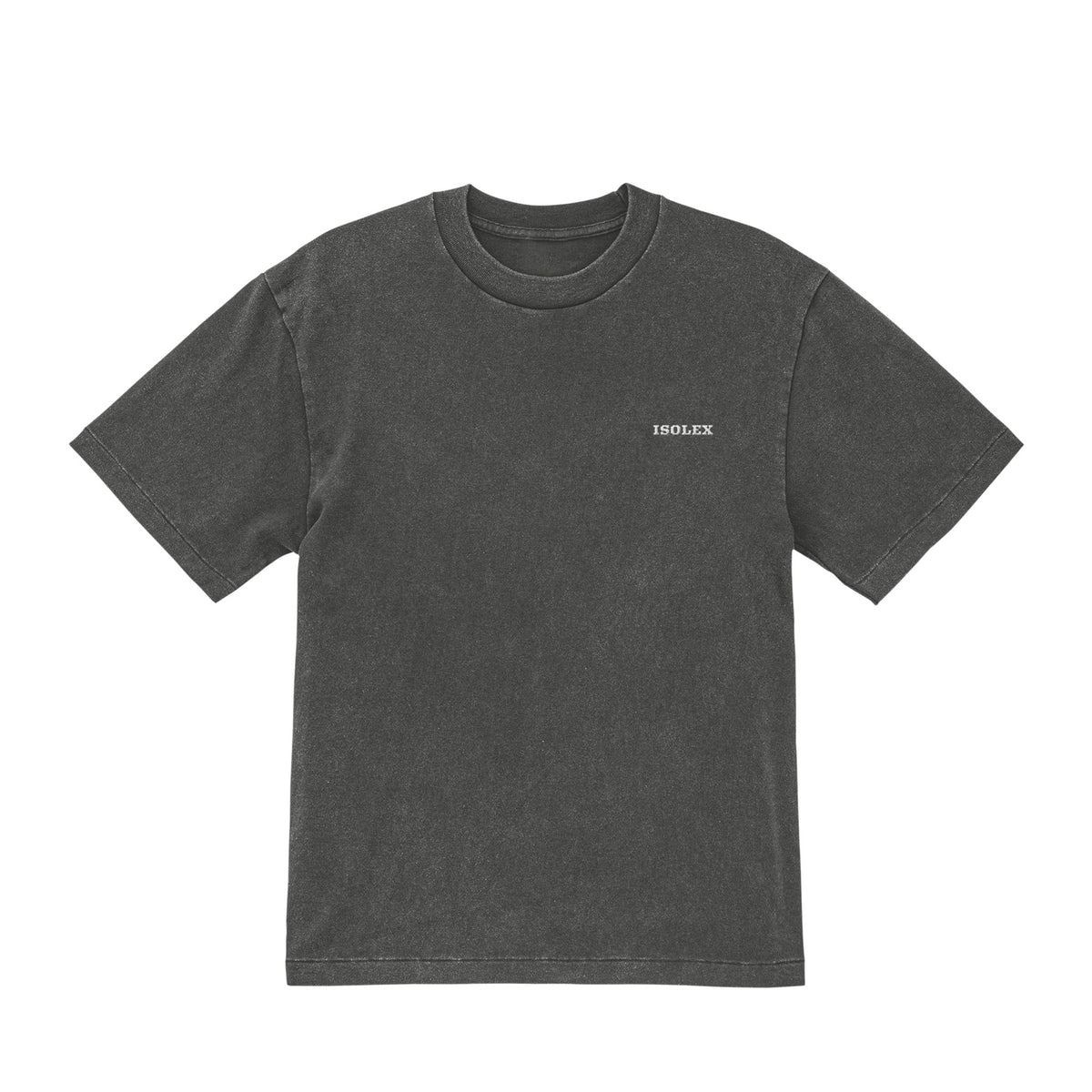 ISOLEX 6.2オンス オープンエンド フェードウォッシュ Tシャツ fade-gray image