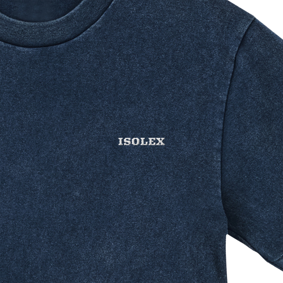 ISOLEX 6.2オンス オープンエンド フェードウォッシュ Tシャツ fade-navy image