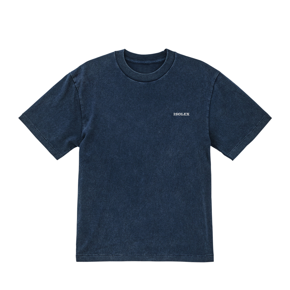 ISOLEX 6.2オンス オープンエンド フェードウォッシュ Tシャツ fade-navy image