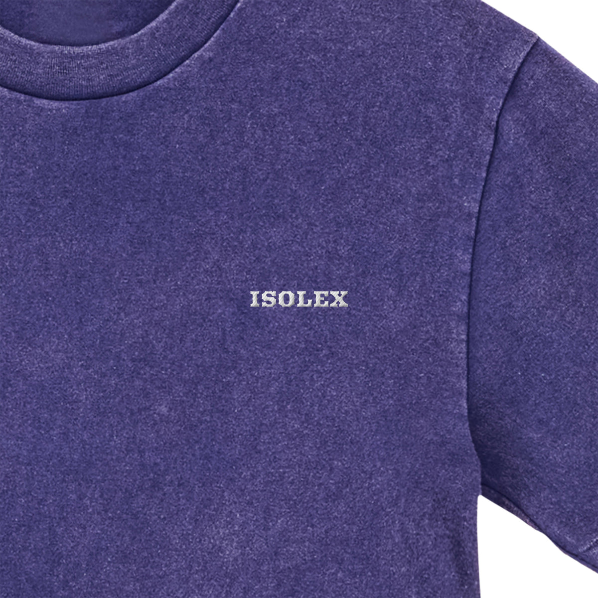 ISOLEX 6.2オンス オープンエンド フェードウォッシュ Tシャツ fade-purple image