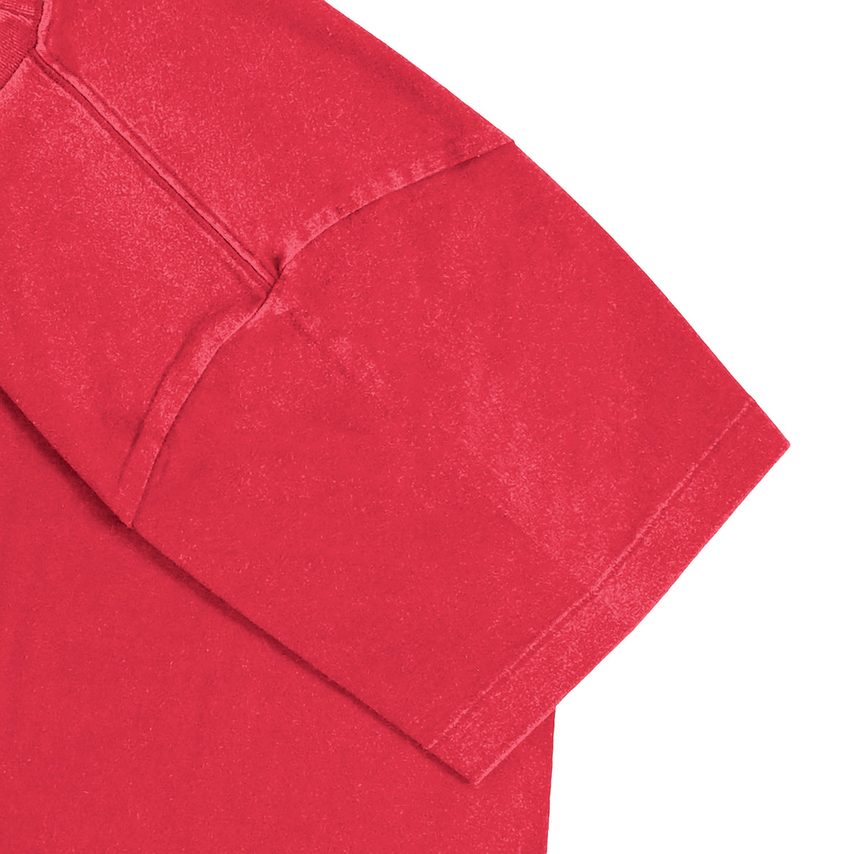 ISOLEX 6.2オンス オープンエンド フェードウォッシュ Tシャツ fade-red image