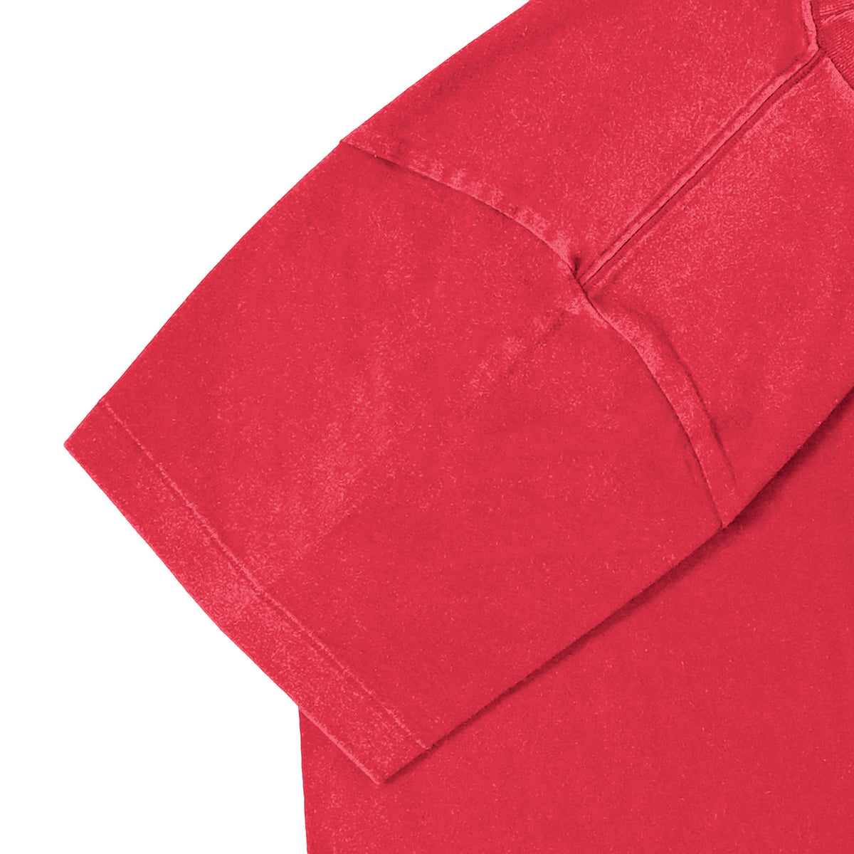 ISOLEX 6.2オンス オープンエンド フェードウォッシュ Tシャツ fade-red image