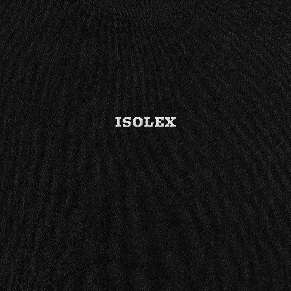 ISOLEX パイルTシャツ black image