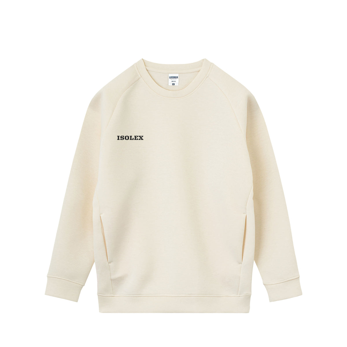 ISOLEX ドライストレッチクルーネックトレーナー off-white image