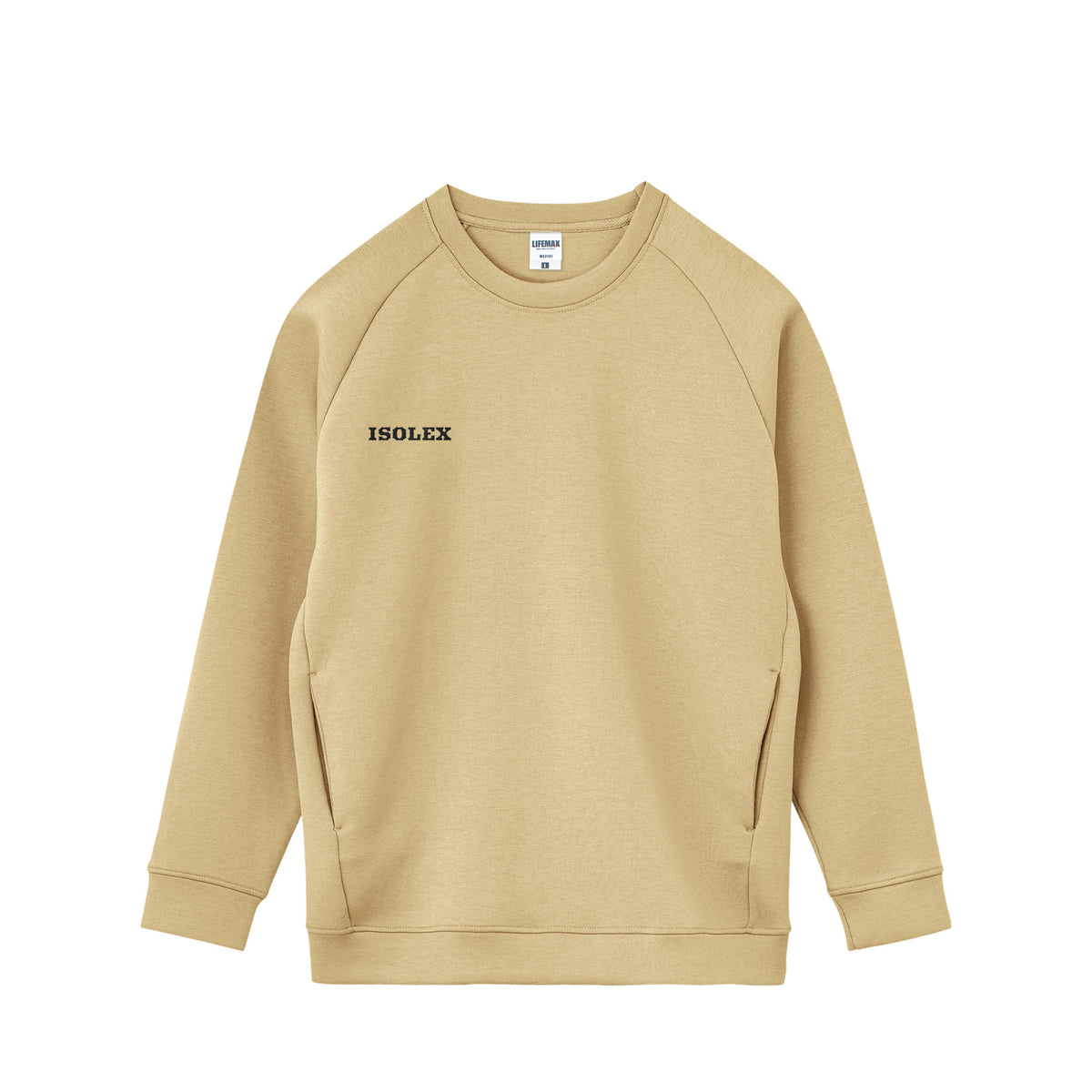 ISOLEX ドライストレッチクルーネックトレーナー sand-khaki image