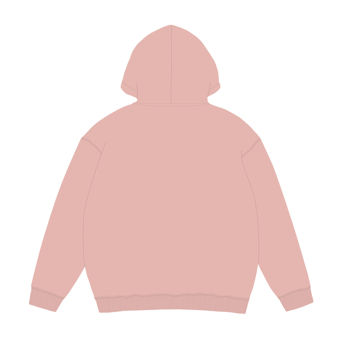 ISOLEX 6.4ozガーメントダイライトウェイトフーデッドスウェットシャツ peachy image
