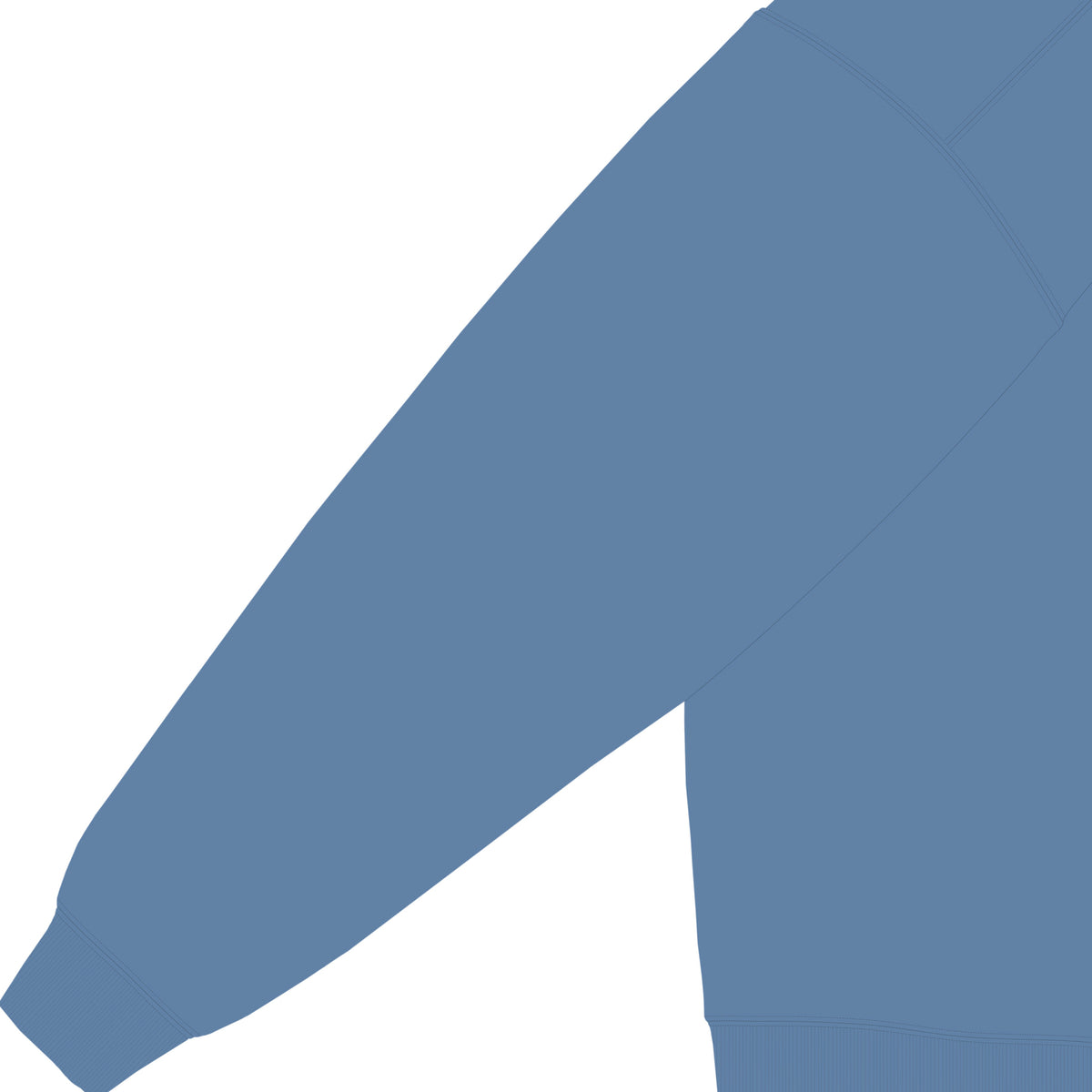 ISOLEX 6.4ozガーメントダイライトウェイトクルーネックスウェットシャツ blue-jean image