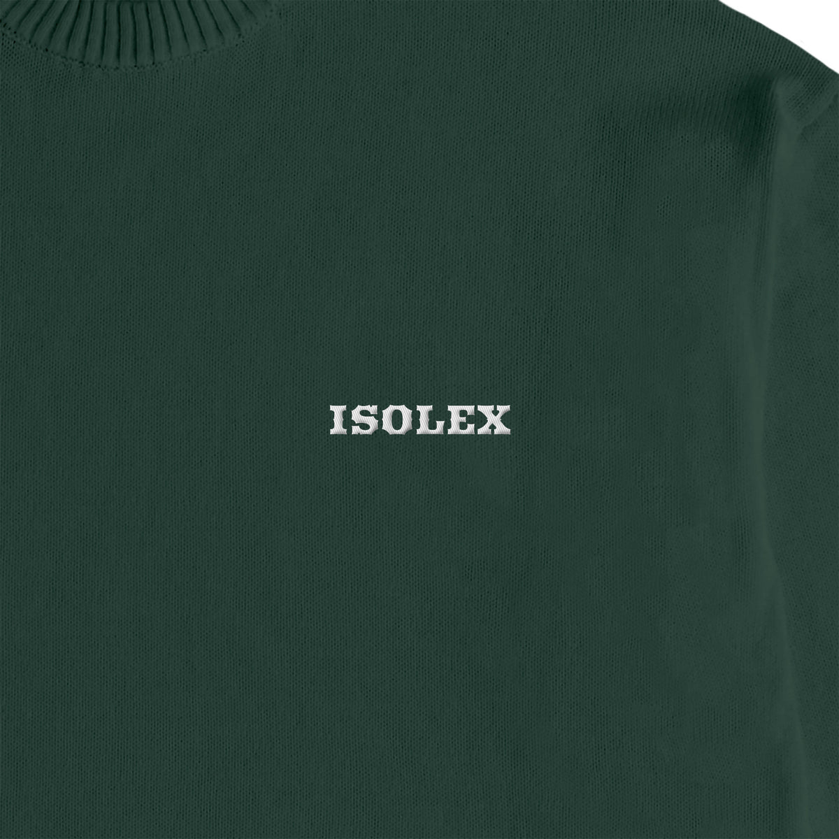 ISOLEX コットンニットセーター green image