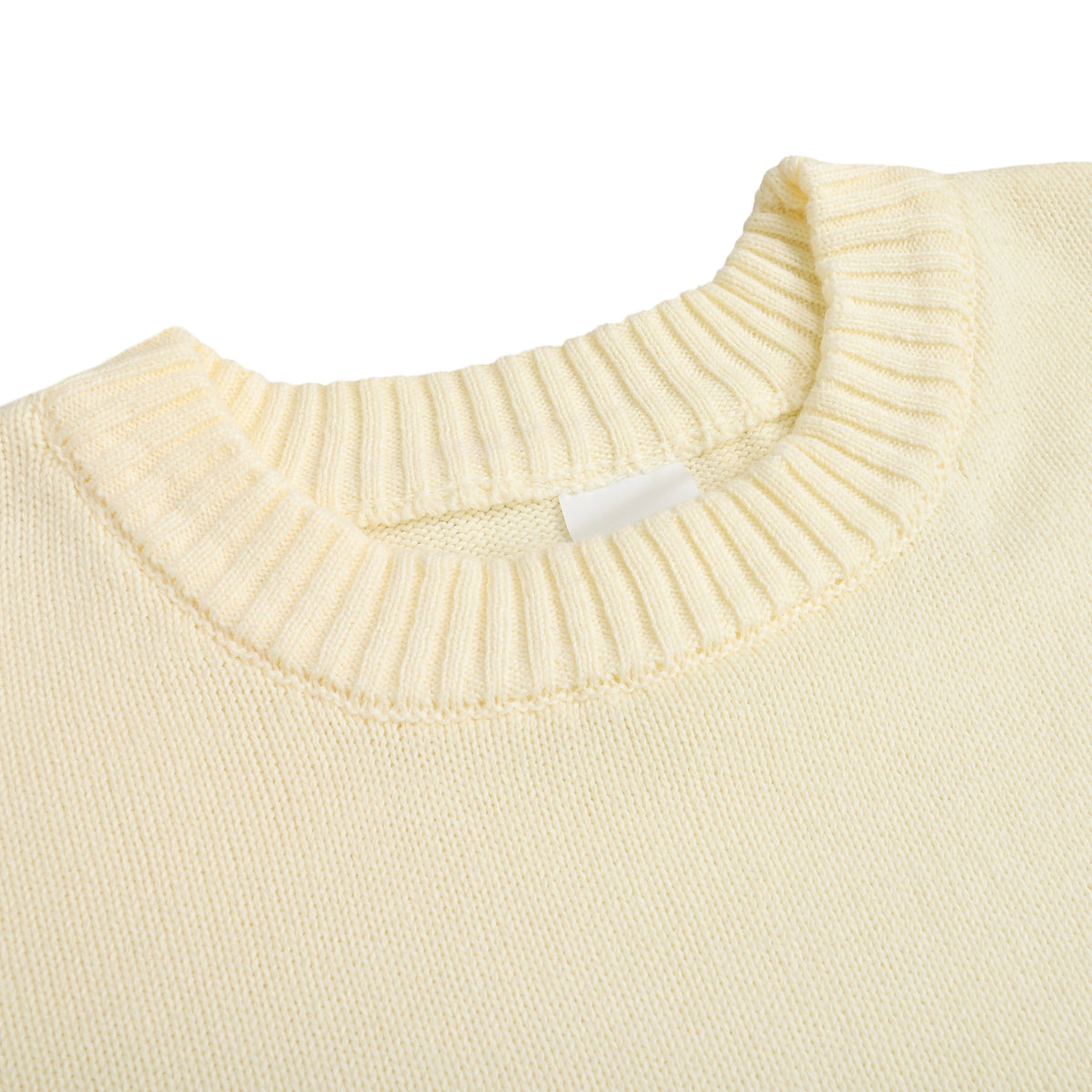 ISOLEX コットンニットセーター ivory image