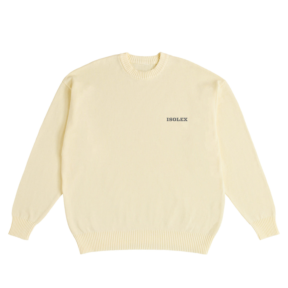 ISOLEX コットンニットセーター ivory image