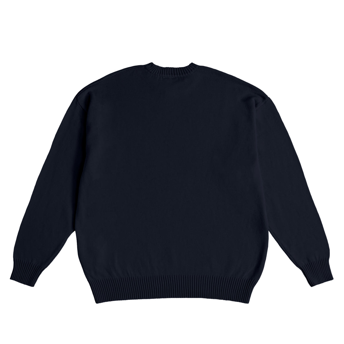 ISOLEX コットンニットセーター navy image