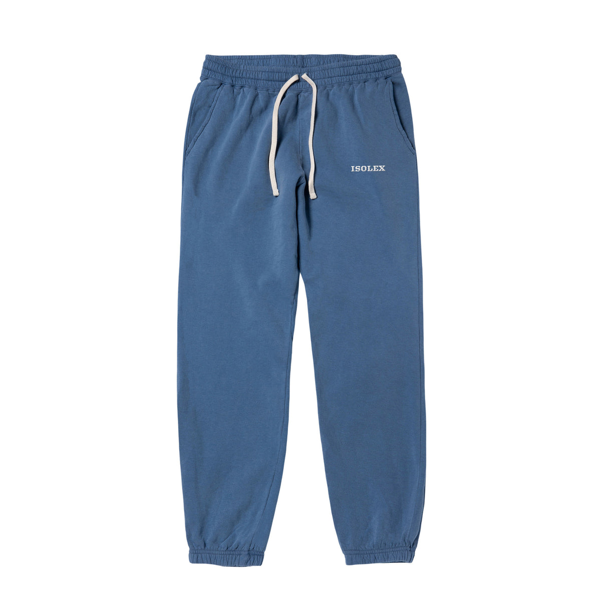 ISOLEX 6.4ozガーメントダイライトウェイトスウェットパンツ blue-jean image