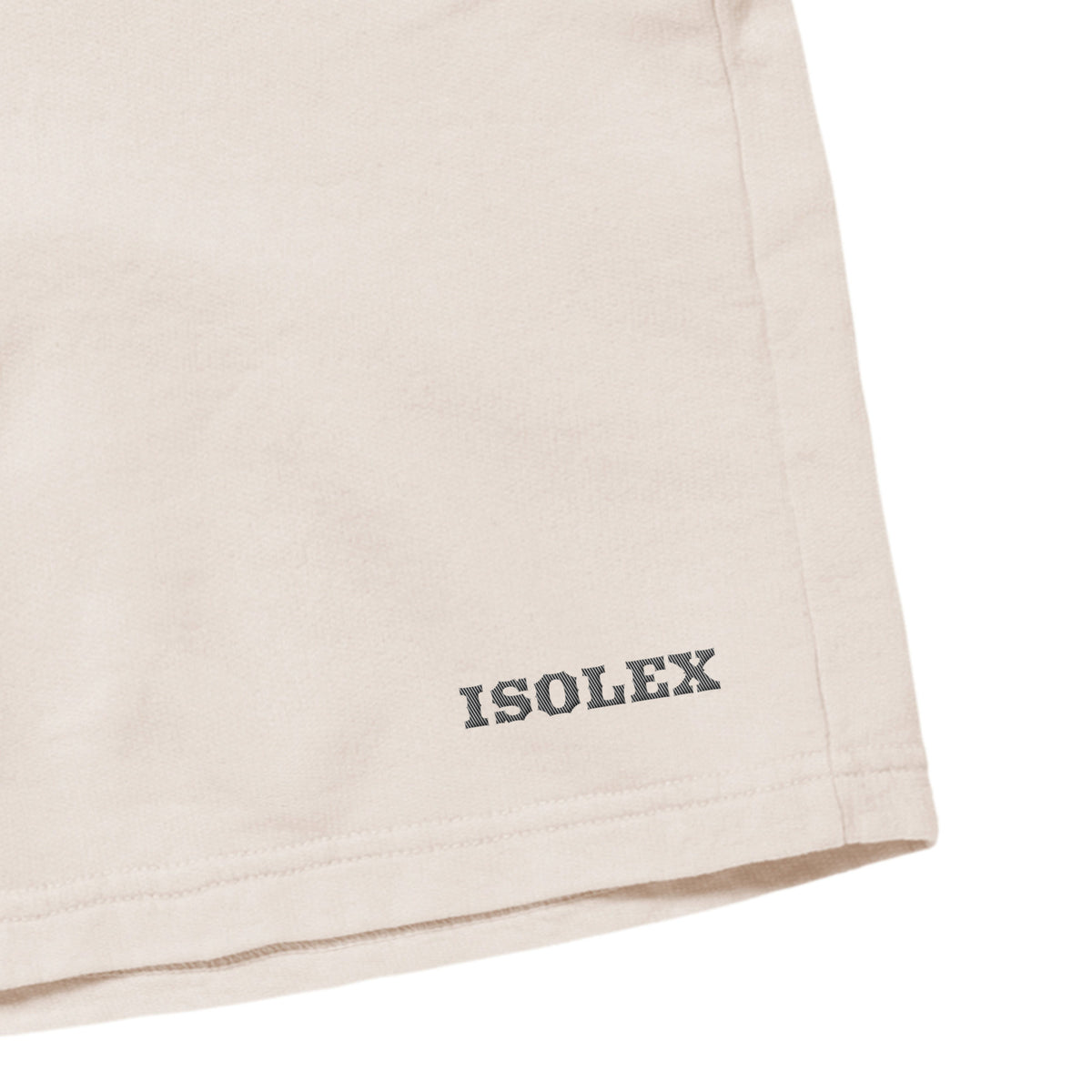 ISOLEX 6.4ozガーメントダイライトウェイトスウェットショーツ ivory image