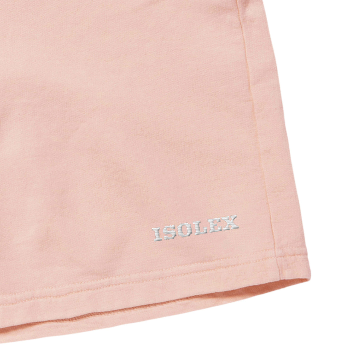 ISOLEX 6.4ozガーメントダイライトウェイトスウェットショーツ peachy image