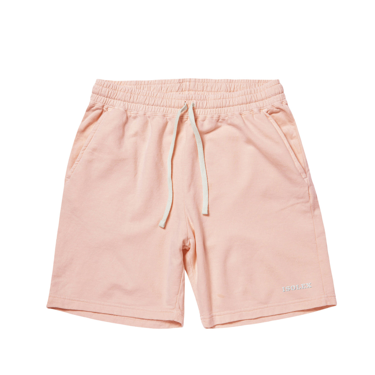 ISOLEX 6.4ozガーメントダイライトウェイトスウェットショーツ peachy image