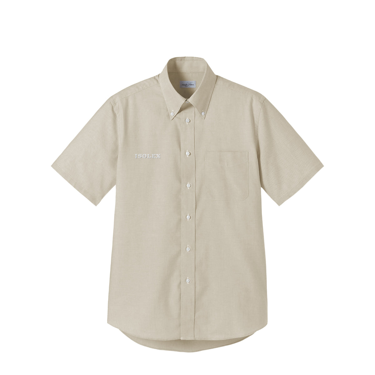 ISOLEXオックスフォード半袖シャツ beige image