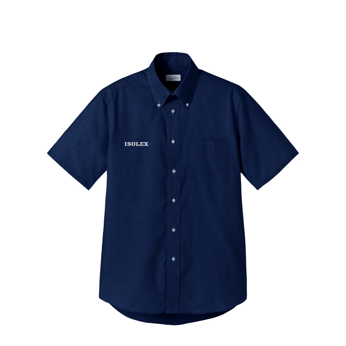 ISOLEXオックスフォード半袖シャツ navy image