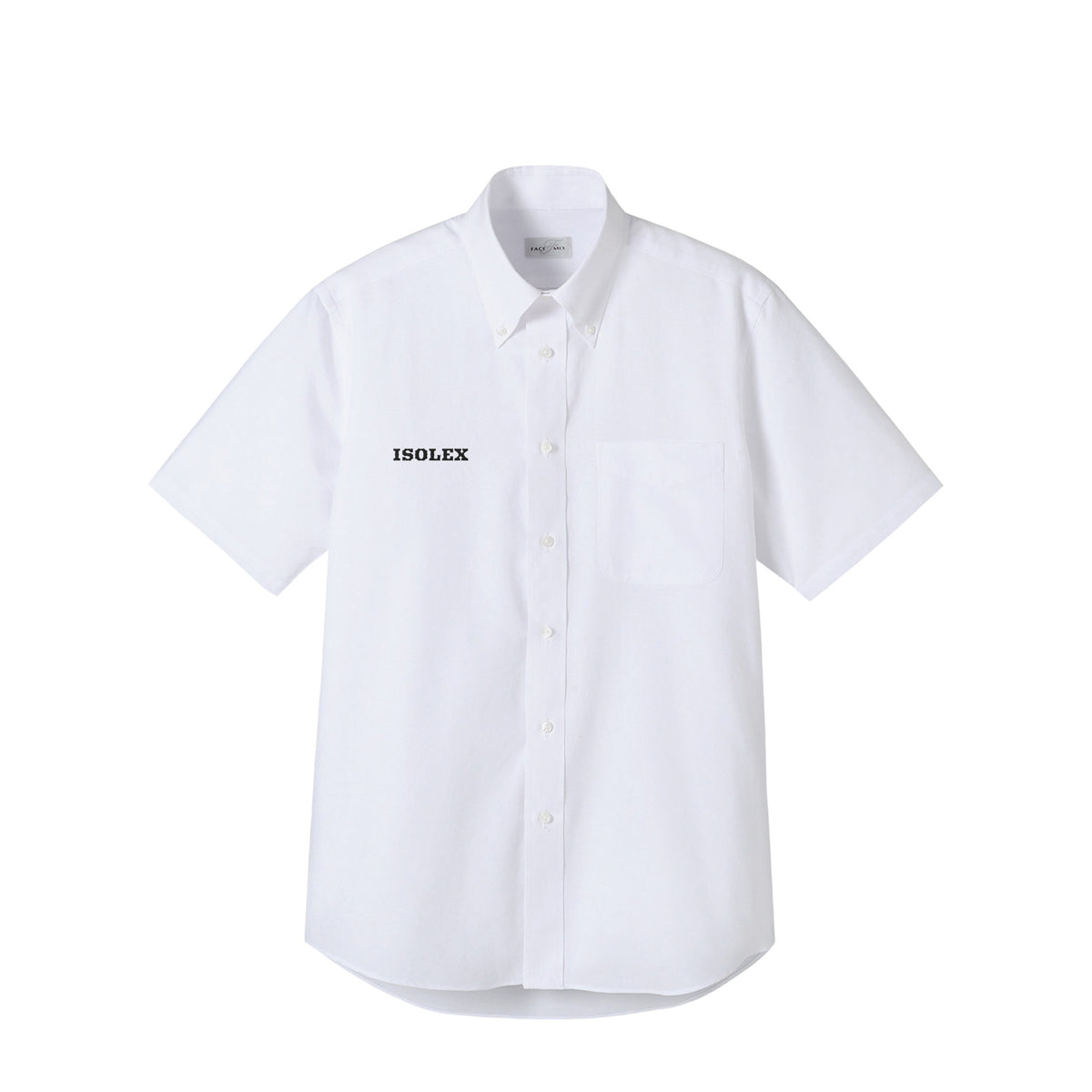 ISOLEXオックスフォード半袖シャツ white image