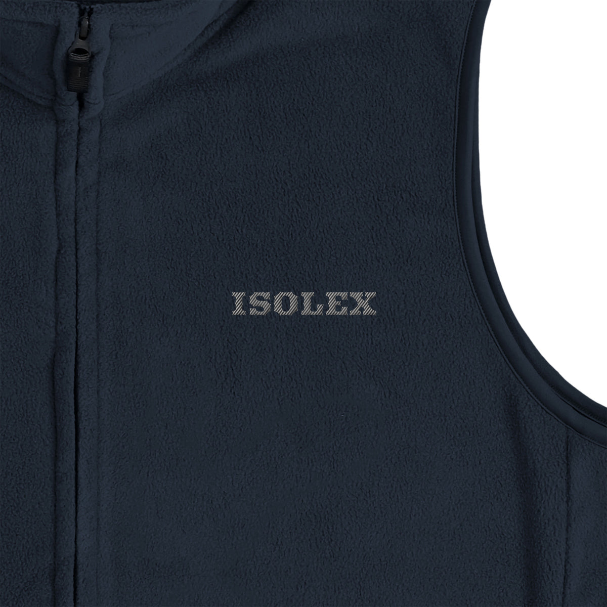 ISOLEX フリーススタンドベスト navy image