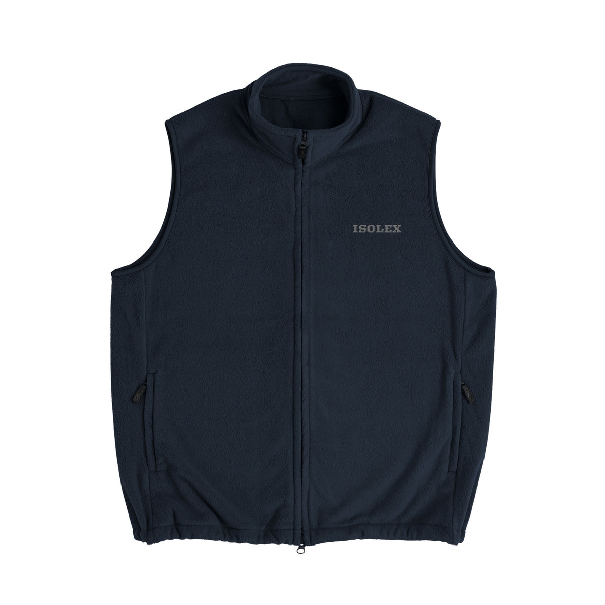 ISOLEX フリーススタンドベスト navy image