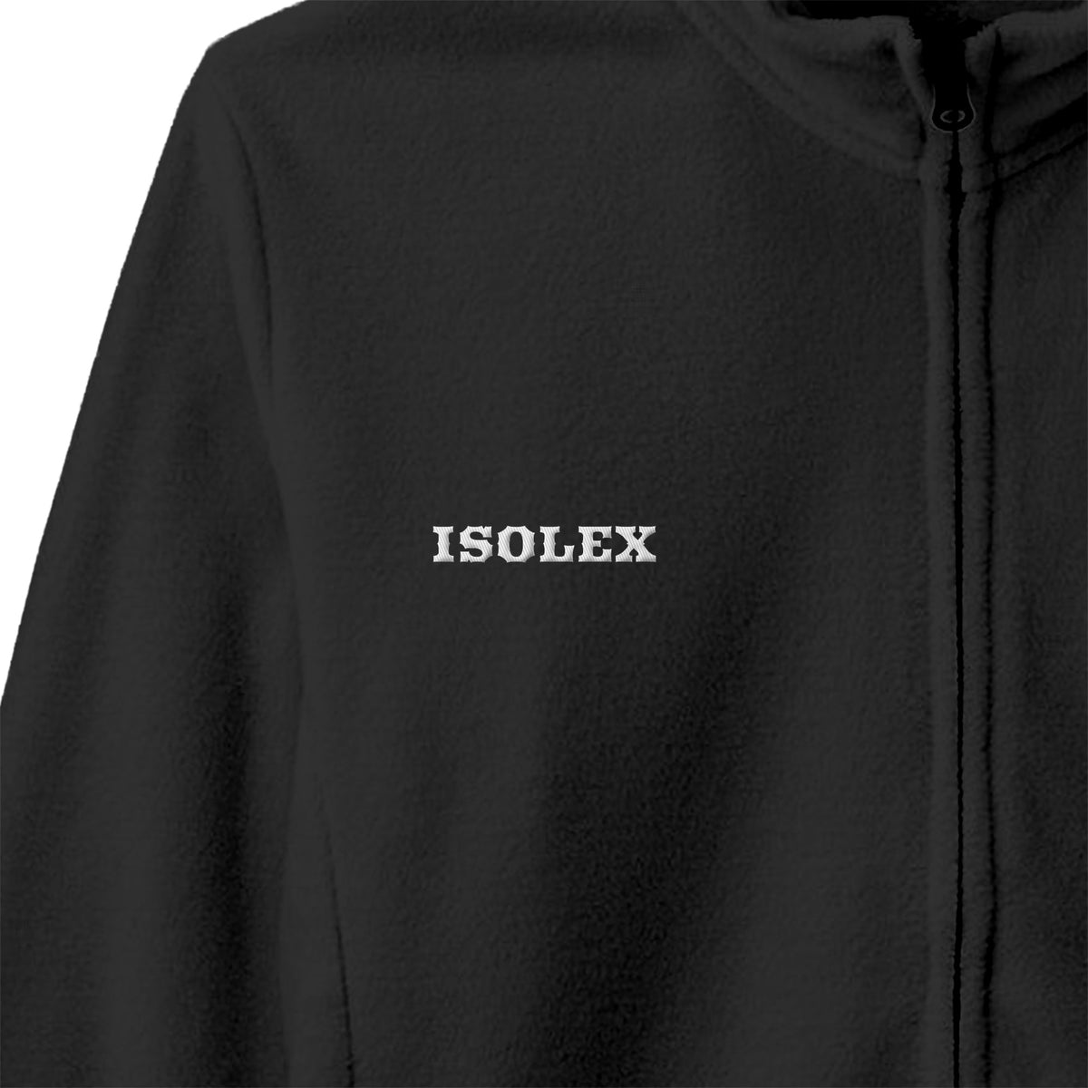 ISOLEXフリースジャケット black image
