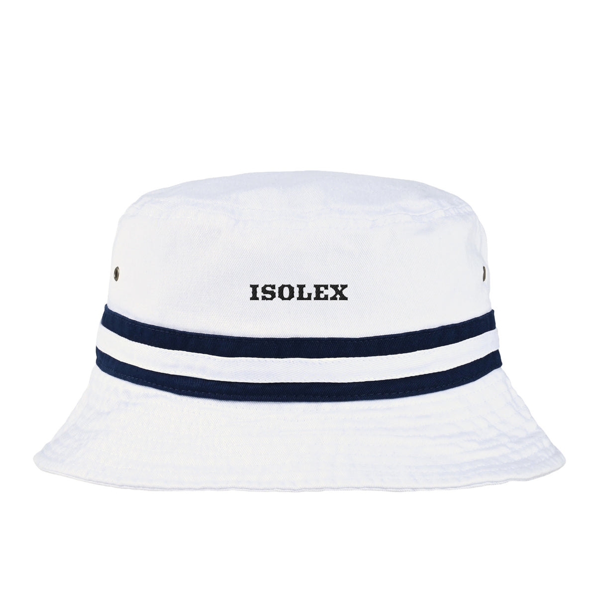 ISOLEX NF1595 Stripe Bucket Hat white image