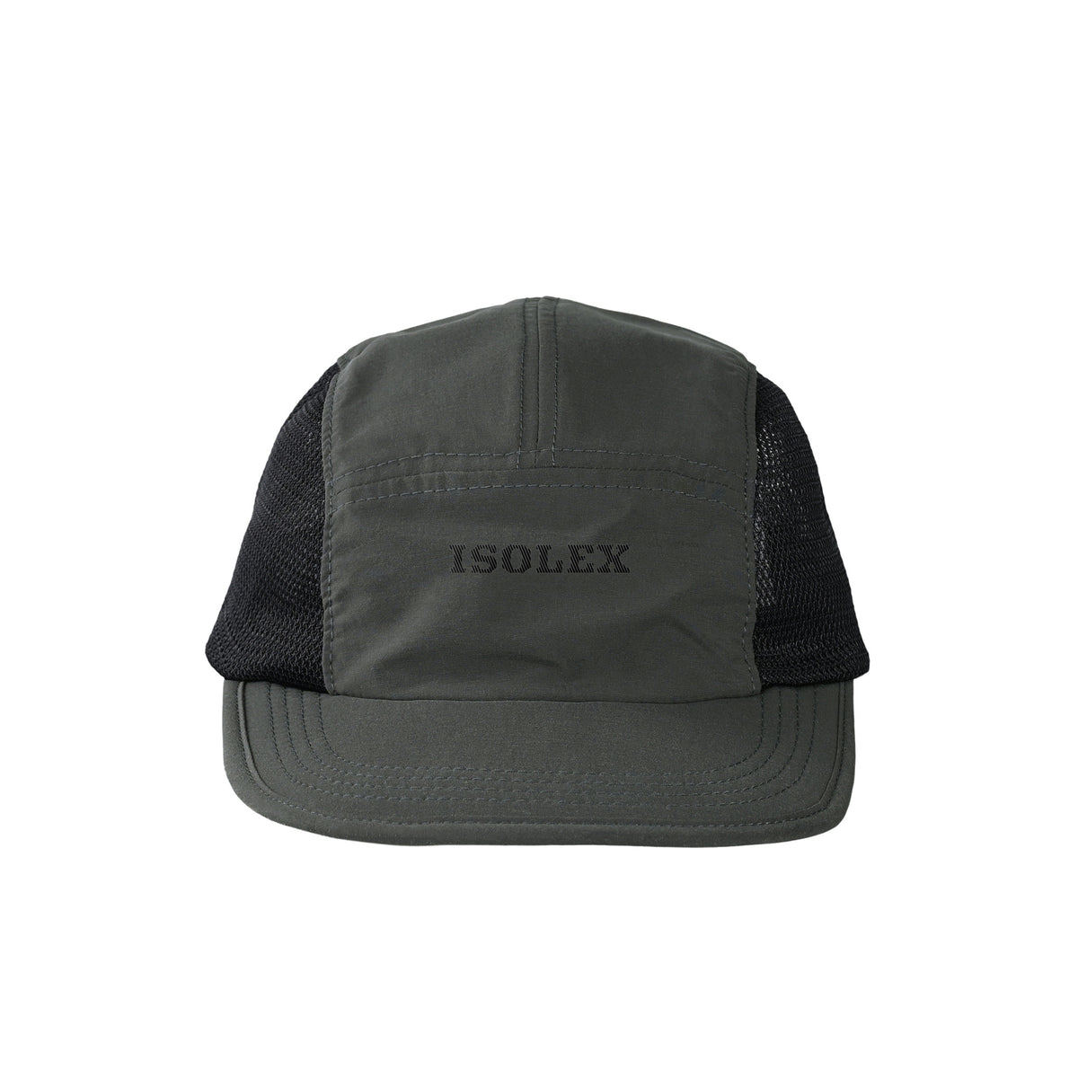 ISOLEXナイロンジェットキャップ charcoal-x-black image