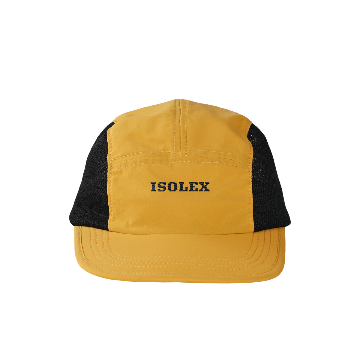 ISOLEXナイロンジェットキャップ mustard-x-black image