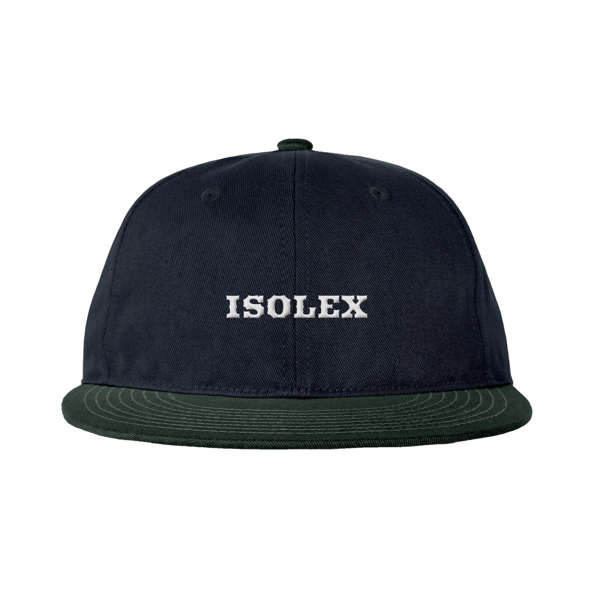 ISOLEX レトロスタイルキャップ ツートーン newyork-navy-x-kombu-green image