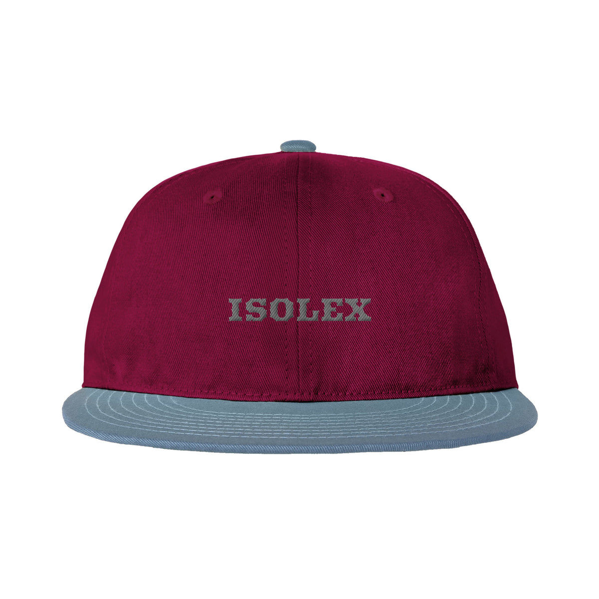 ISOLEX レトロスタイルキャップ ツートーン wine-red-x-blue-stone image