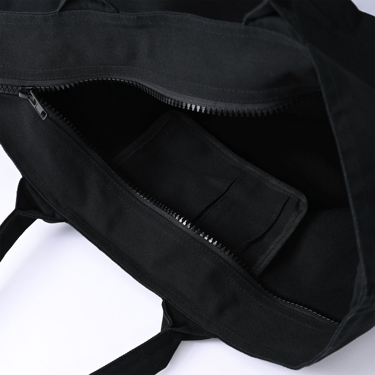 ISOLEX ヘヴィー キャンバス ジップトートバッグ black image