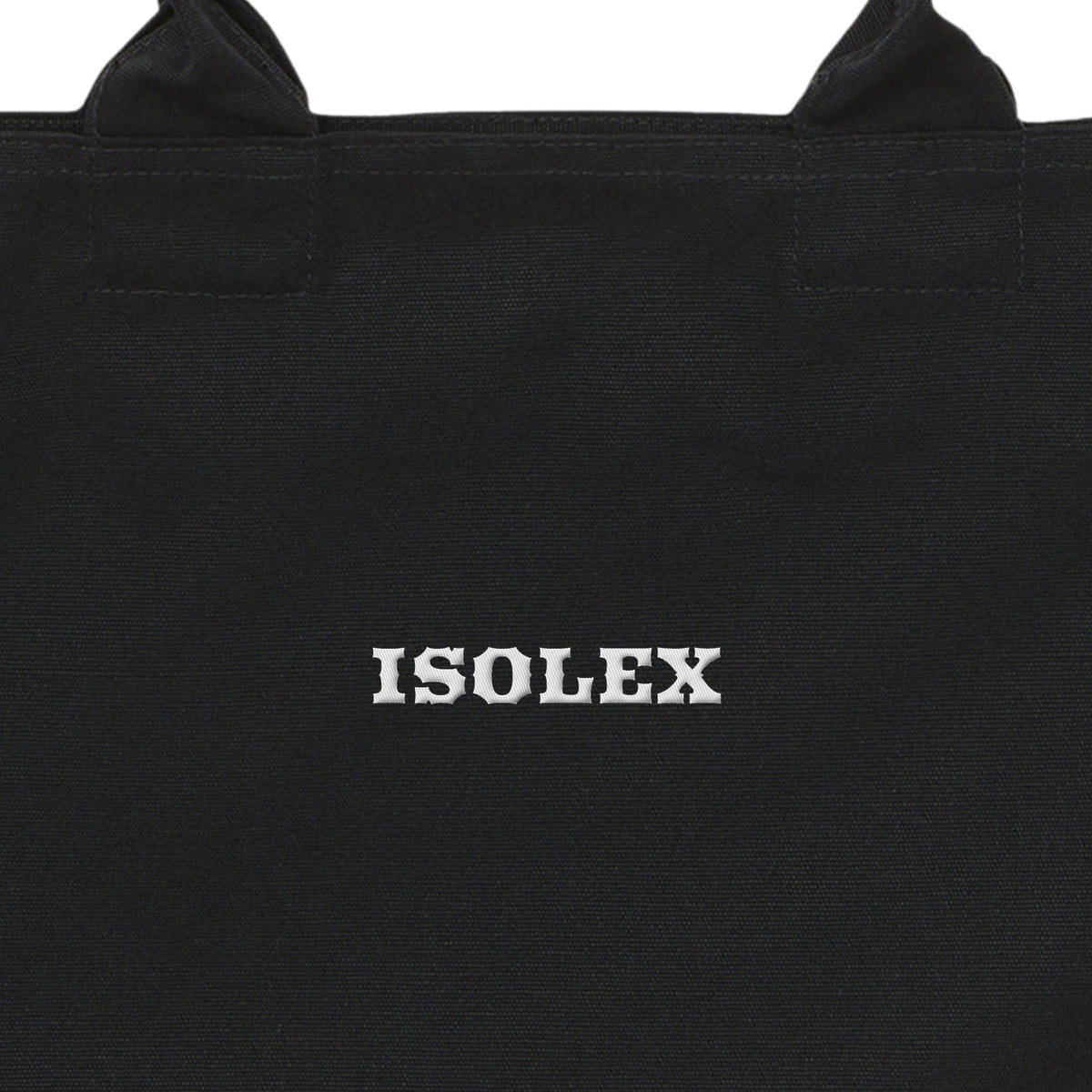 ISOLEX ヘヴィー キャンバス ジップトートバッグ black image